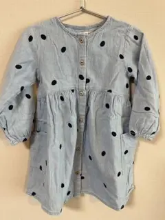ZARA ドット柄ワンピース104㎝
