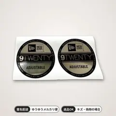 9twenty 2枚セット‼️NEW ERA ステッカー‼️折れ防止梱包