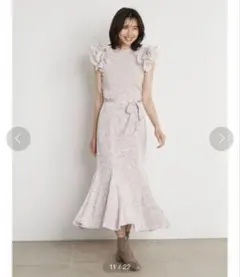 スナイデル ラッフルスリーブニットプルオーバー