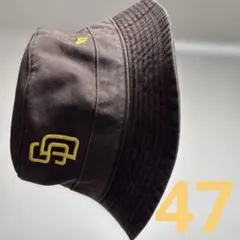 ダークブラウン バケットハット　サンディエゴパドレス　新品未使用