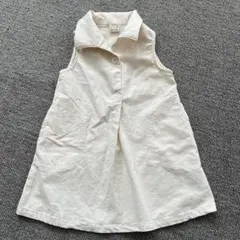 petit main ジャンバースカート 90アイボリー