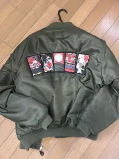 Hifumiya MA-1 フライトジャケット 花札　一二三屋
