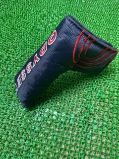 Odyssey パター用ヘッドカバー 黒 赤