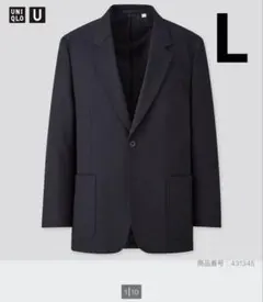 未使用✨大人気 完売品UNIQLO U テーラードジャケット ブラック 2B L