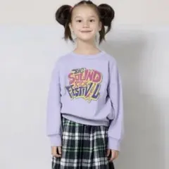 パープル トップス