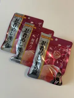 UHA味覚糖 忍者めし 鉄の鎧 ピーチ味 3袋セット