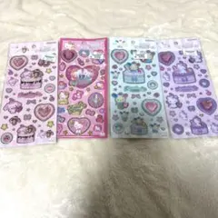 4枚セット　新品・未開封　サンリオ　キラキラジュエルシール　　国内正規品