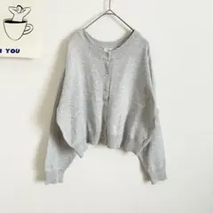 センスオブプレイス　アーバンリサーチ　ショート丈カーディガン　クルーネック　万能