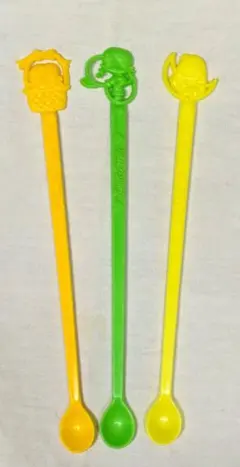 デッドストック 昭和レトロ サンリオキャラクター マドラー スプーン 3本セット