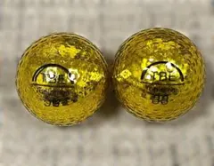 希少 【金色】ゴルフボール 4個セット ゴールド 公認球