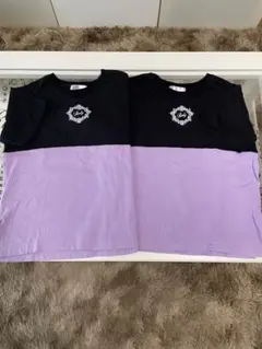 Rady ブラック ラベンダー Tシャツ 2枚セット　双子のサムネイル