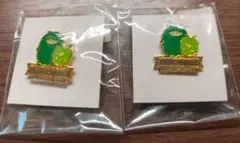 愛・地球博 キッコロ＆モリゾー tanks&sayonara ピンバッジ 2個
