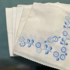 コットン製ガーゼハンカチ5枚セット