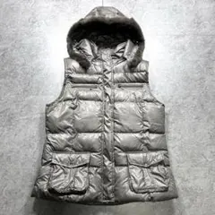 00s【archive】ギミックファーベスト/Y2K/光沢/お兄系/V系/Y3K