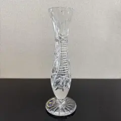 値下げ‼️ボヘミアクリスタルの花瓶　一輪挿し チェコ製　未使用品
