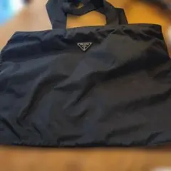 PRADA VELA トートバッグ B7790 ブラック 白タグ - メルカリ