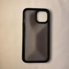 ELECOM iPhone 14/13用 マットブラック ソフトケース