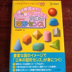 小学4年生までに身につけたい 立体の図形センス