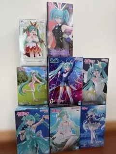 初音ミク　プライズ8点セット　まとめうり