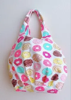 ドーナツ柄グラニーバッグ