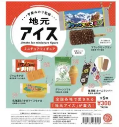 地元アイス ミニチュアフィギュア　第1弾 ケンエレファント　全5種　ガチャ