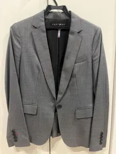 美品⭐︎INDIVI(インディヴィ)グレー スーツ スカート 上下セットアップ38