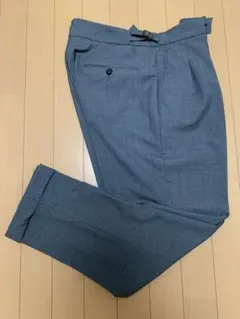 美品 GTA HERRICK グルカ チャコールグレー ウールフランネル 44