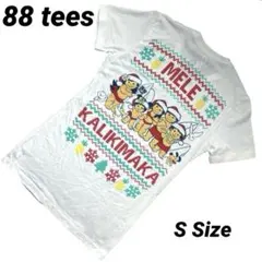 【未着用】 88 tees レディース 半袖 クリスマスTシャツ S タグ付き