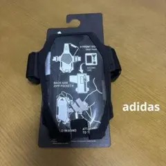 adidas ランニング 2WAY モバイルポーチ ジップポケット　ブラック