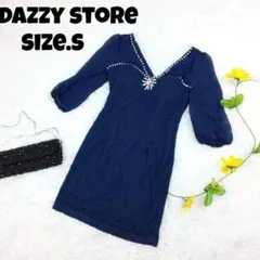 dazzy store デイジーストア サイズS ネイビー ワンピース 結婚式
