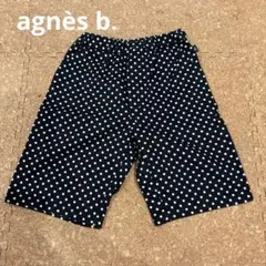 アニエスベー agnès b. 水玉ボトム　ハーフパンツ　ドット柄　95㎝