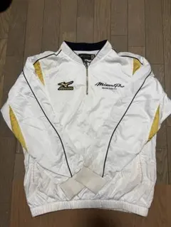 MizunoPro ホワイトジャケット MAJOR QUALITY