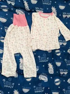 長袖パジャマ　花柄