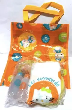 サンリオ　ハローキティ　レトロ　希少　キティちゃん　バスタイムセット　手提げ付き