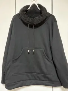 黒　トレーナー　裏ボア　レディース　M〜L