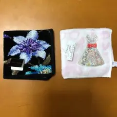 タオルハンカチ ボンシェニール リバティ 2枚セット