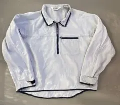 【希少品】90s L.L.Bean コットン アノラック ハーフジップ 短丈