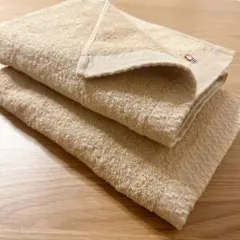 ベージュ　今治タオル　バスタオル　2枚セット