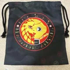 新日本プロレス×Pepper PARLOR 巾着 棚橋弘至 直筆サイン入り