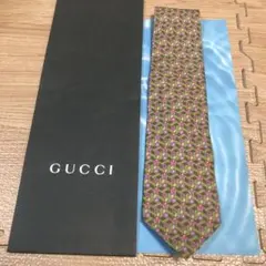 【本日限定値下未使用品】イタリア製『GUCCI』高級シルクタイGP