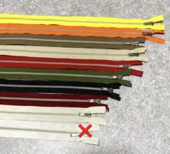 YKKファスナー＊ロング＊9色まとめて