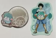 僕のヒーローアカデミア アニマルビーチボール 缶バッジ 轟焦凍 2点