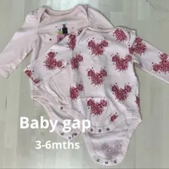 Baby gap 長袖ロンパース 3-6ヶ月 ピンク 女の子用