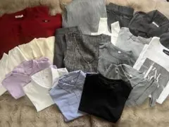 レディース服 まとめ売り ニット トップス Tシャツ 長袖 ボトム 新品未使用