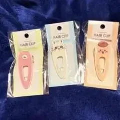 キャラクター ヘアクリップ 3個セット