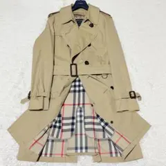 美品　バーバリーロンドン　トレンチ　メガチェック　ライナー　ベルト　ベージュ　L