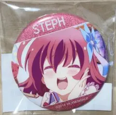 ノーゲーム・ノーライフ　オンラインくじ　E賞　グリッター缶バッジ　ステフ　A