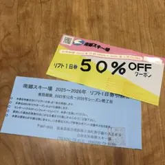 ⭐️ＭＡ様専用⭐️南郷スキー場優待券&半額券2枚