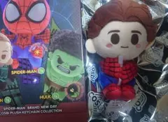 映画 スパイダーマン コスビ ぬいぐるみマスコット キーチェーン トム