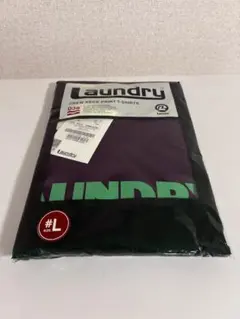 Laundry クルーネック プリントTシャツ Lサイズ ブラック